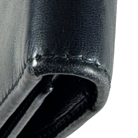 GUCCI IN BLACK LEATHER CONTINENTAL LONG WALLER IN MINT CONDITION - Picture 14 of 15